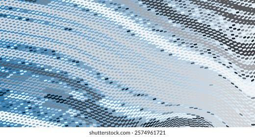 Gradient style wavy lines background vector design in eps 10