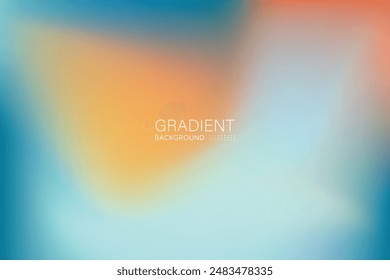 Gradient summer background, Set of vector summer, gradient, Abstract, soft gradient background, design, vector illustration