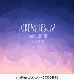 gradient sunset watercolor background