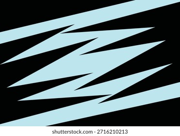 Gradiente Surge Un diseño de perno en negro sobre azul claro con movimiento diagonal moderno