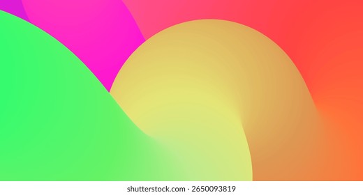 gradient swirling shape isolated. abstract background