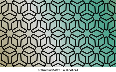 Gradient Teal Background. For Ad, Presentation, Card. Vector Illustration.