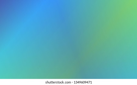 Gradient Teal Background. For Futuristic Ad, Booklets. Vector Illustration
