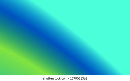 Gradient Teal Background. For Futuristic Ad, Booklets. Vector Illustration.