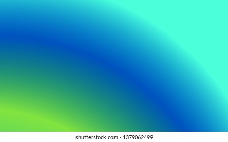 Gradient Teal Background. For Futuristic Ad, Booklets. Vector Illustration.