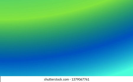 Gradient Teal Background. For Futuristic Ad, Booklets. Vector Illustration.