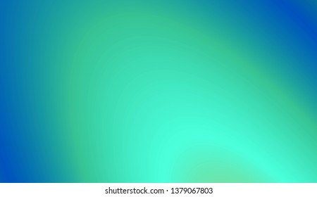 Gradient Teal Background. For Futuristic Ad, Booklets. Vector Illustration.