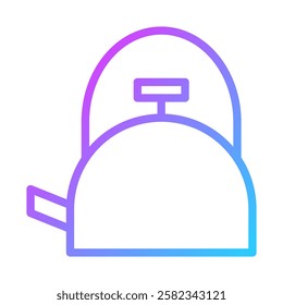 Gradient Teapot Icon with Modern Design Style