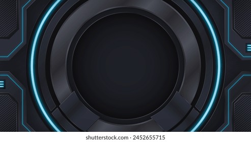 Gradient tech futuristic background vector design in eps 10