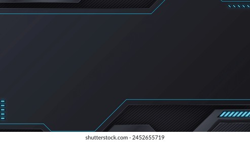 Gradient tech futuristic background vector design in eps 10