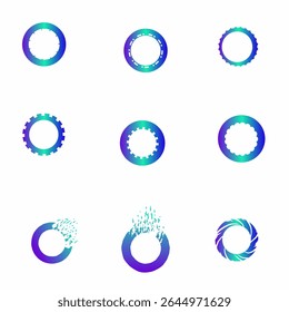 Gradient Tech Ring Elements Set