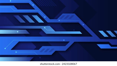 Gradient technology futuristic background vector design in eps 10