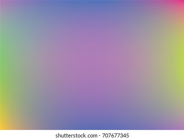 Gradient tender iridescent vector horizontal background. Minimal blurry business cover design. Neon colored smooth wallpaper, glam, glitch simple vibrant banner. Blank elegant dreamy pearlescent cover