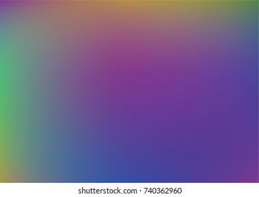 Gradient tender iridescent vector horizontal background. Minimal blurry business cover design. Neon colored smooth wallpaper, glam, glitch simple vibrant banner. Blank elegant dreamy pearlescent cover
