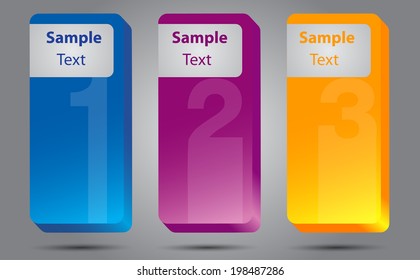 Gradient text box template.