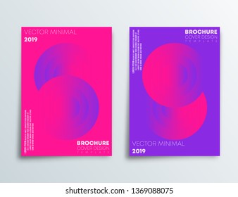 Gradient texture background for banner, flyer, poster, brochure cover or other printing products. Vector illustration.
