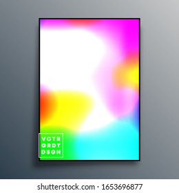 Gradient texture background design for poster, wallpaper, flyer, brochure cover, typography or other printing products. Vector illustration.