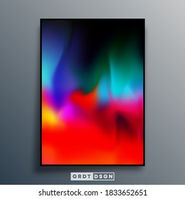 Gradient texture design for background, poster, flyer, brochure cover, or other printing products. Vector illustration.