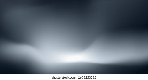 Diseño de textura degradada con luz blanca azul sobre fondo oscuro
