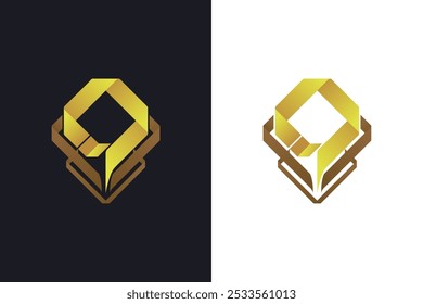 Gradient texture logo icon for a company or product.