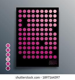 Gradient texture minimal design for poster, wallpaper, flyer, brochure cover, typography, or other printing products. Vector illustration.