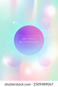 Gradient Texture. Minimalist Fluid. Memphis Flyer. Holographic Pattern. Science Dots. Soft Halftone Composition. Violet Retro Presentation. Light Banner. Blue Gradient Texture