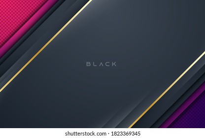Gradient texture overlap layer on black background