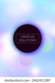 Gradient Texture. Simple Dots. Violet Soft Background. Light Multicolor Composition. Holographic Pattern. Vibrant Flyer. Minimalist Presentation. Magic Poster. Blue Gradient Texture