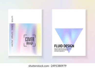 Gradient Texture. Spectrum Background. Modern Design. Memphis Vector. Purple Holographic Paper. Hologram Poster. Isolated Prism Illustration. Violet Gradient Texture