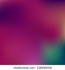 Gradient Texture. Vintage Colorful Mesh Gradient Background for Poster or Card. Abstract Color Transition. Vector Texture.