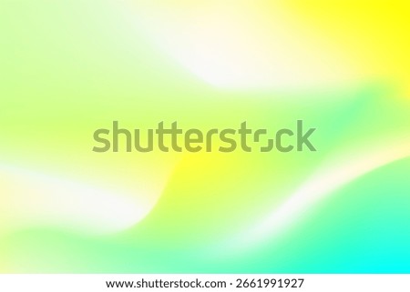 Gradient textured background blending soft shades of green, yellow, and cyan, evoking tranquility and positivity. Ideal for design, digital projects, or presentations 