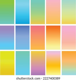 color set theme Gradient