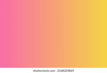 a gradient transitioning from bright pink on the left to a warm yellow on the right, blending into orange tones in the center.