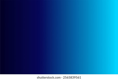 a gradient transitioning from deep navy blue to bright cyan. It evokes a sense of depth, coolness, and modernity, reminiscent of the ocean and sky.