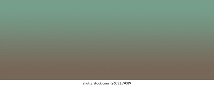 a gradient transitioning from greenish-blue at the top to brown at the bottom, resembling an earthy and natural atmosphere.
