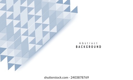 Gradient transparent geometry background. Soft purple grey low poly shapes.