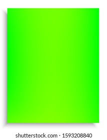 Gradient trendy mesh background. Clean backdrop with smooth and soft shadow. Vector illustration flyer. Green eco template for your poster, banner or graphic design.