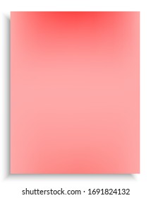 Gradient trendy mesh background. Fresh backdrop with smooth and soft shadow. Vector illustration space.  Pink trendy and easy editable colored banner template.