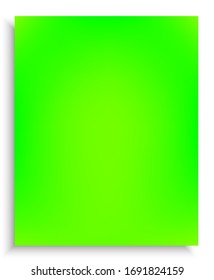 Gradient trendy mesh background. Fresh backdrop with smooth and soft shadow. Vector illustration theme. Green eco template for your poster, banner or graphic design.