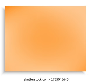 Gradient trendy mesh background. Graphic backdrop with smooth and soft shadow. Vector illustration art. Orange trendy and easy editable colored banner template.