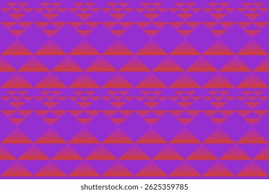 Gradient Triangle Pattern in Purple and Orange
Repeating geometric pattern featuring rows of triangles in varying sizes with a gradient effect from orange to purple.