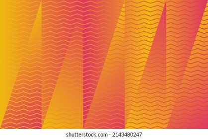 Gradient triangle vector background with zigzag lines. Fill background. Suitable for design template and element.