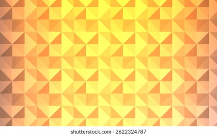 Gradiente triangular mosaico padrão fundo: amarelo quente a suave pêssego geometria abstrata, design moderno, fundo versátil para projetos criativos