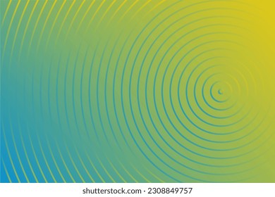 Gradient turquoise background with circular watermark. Simple and minimalist template for presentation, banner, wallpaper, flyer and more.