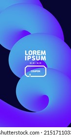 Pan retorcido degradado con fondo oscuro, azul y violeta