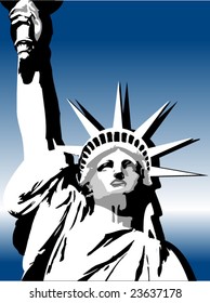gradient USA liberty background