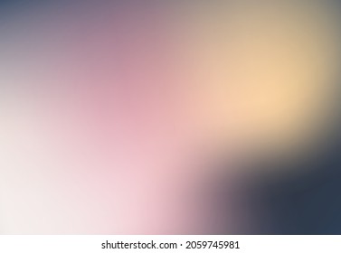 Gradient vector abstract background in modern trendy blurred style. Dusty rose, muted pink color. Template, banner, wallpaper, presentation, backdrop design.