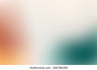 Gradient vector abstract background in modern trendy blurred style  Autumn colors  nature tones  Template  banner  wallpaper  presentation  backdrop design 	
