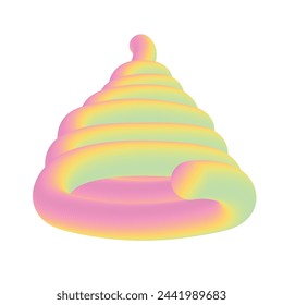 Símbolo abstracto de vector de degradado