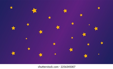 gradient vector background with stars, space background